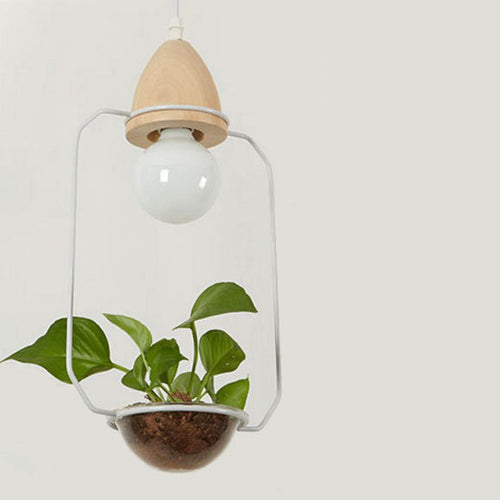 Suspension LED art déco avec des plantes Mira - vue 6 sur 10