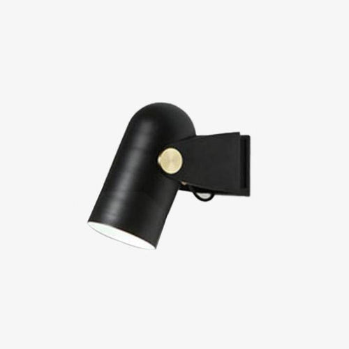 Adjustable black Nordic design LED spotlight wall lamp
