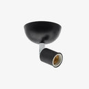 Directional LED spotlight for ceiling or wall (black, white or chrome)