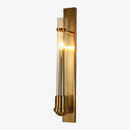 Gold glass loft LED modern wall light