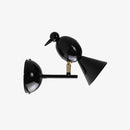 Modern geometric bird-shaped LED wall light