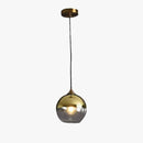 Suspension design LED avec boule en verre fumé Loft