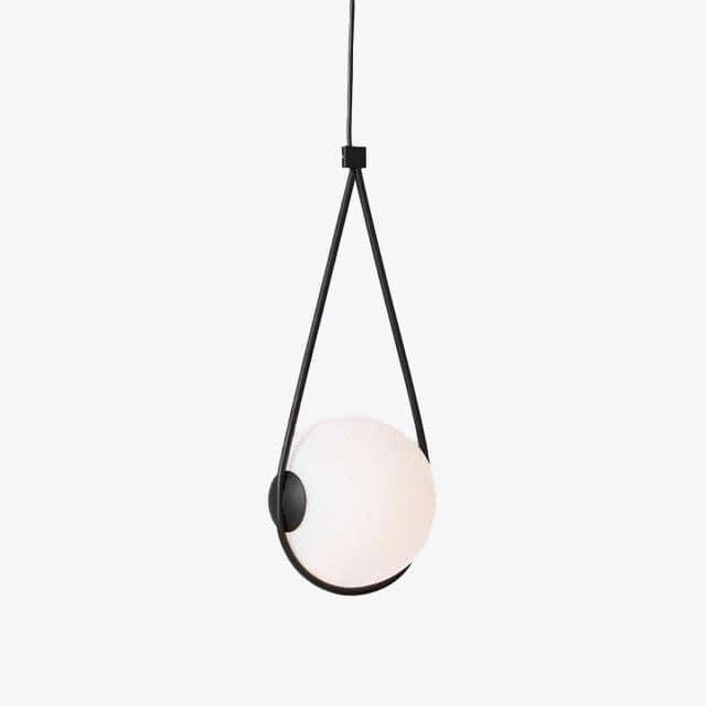 Designer hanging globe pendant light