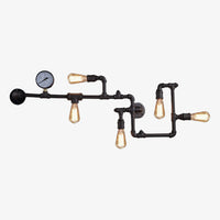 Amparo industrial pipe wall light