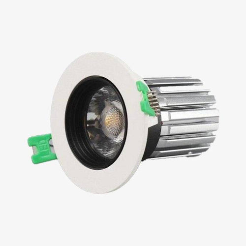 Modern round recessed LED spotlight white - vue 2 sur 10