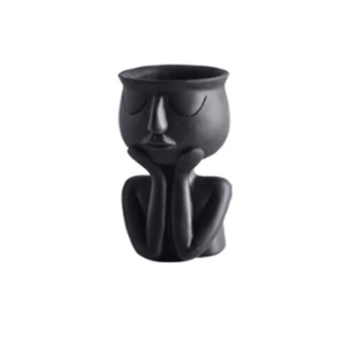 Creative Colorful Resin Statue Vase - vue 7 sur 7