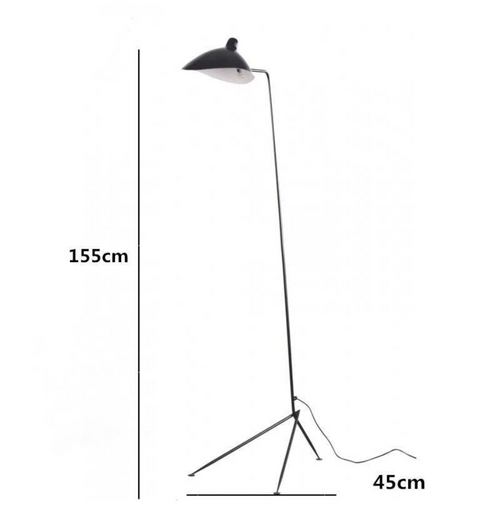 Retro American design floor lamp - vue 4 sur 4