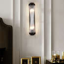 Modern elongated crystal luxury Alleya wall light