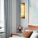 Modern elongated crystal luxury Alleya wall light