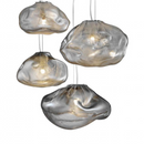 Marsden deformed glass designer pendant light
