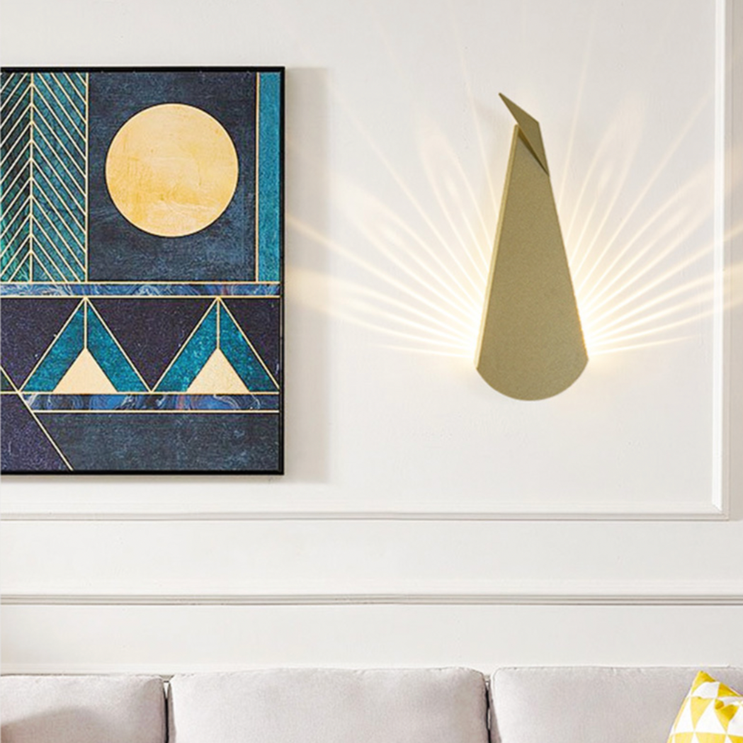 Led room designer wall light