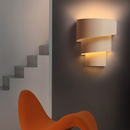 LED wall light with rounded design lamp