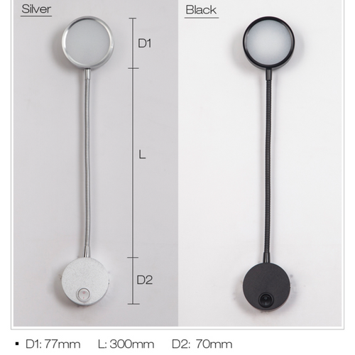 LED reading lamp for table or wall mounting - vue 6 sur 5