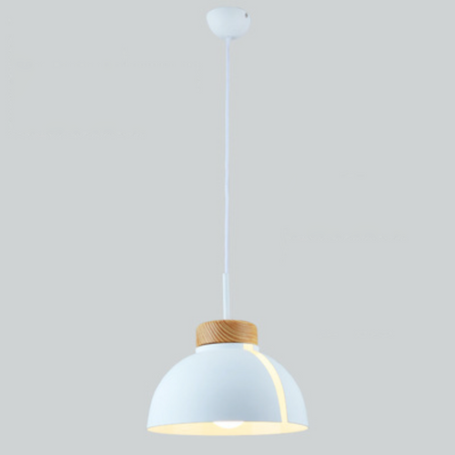 Colourful half-dome LED pendant light loft - vue 13 sur 13