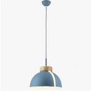 Colourful half-dome LED pendant light loft