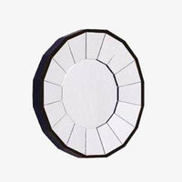 Decorative Round Beveled Wall Mirror