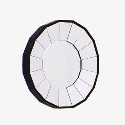 Decorative Round Beveled Wall Mirror