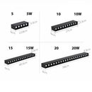 Modern rectangular ceiling light with LED included solar