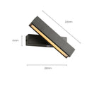 Adjustable rectangular LED wall light Cadiz