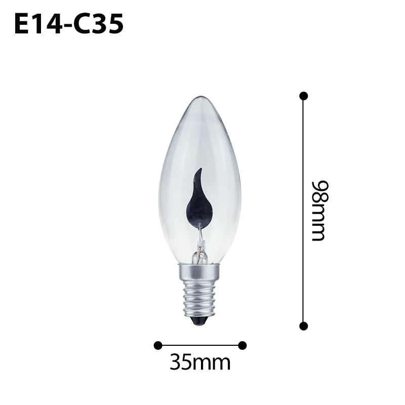 E14 LED bulb 3W oval