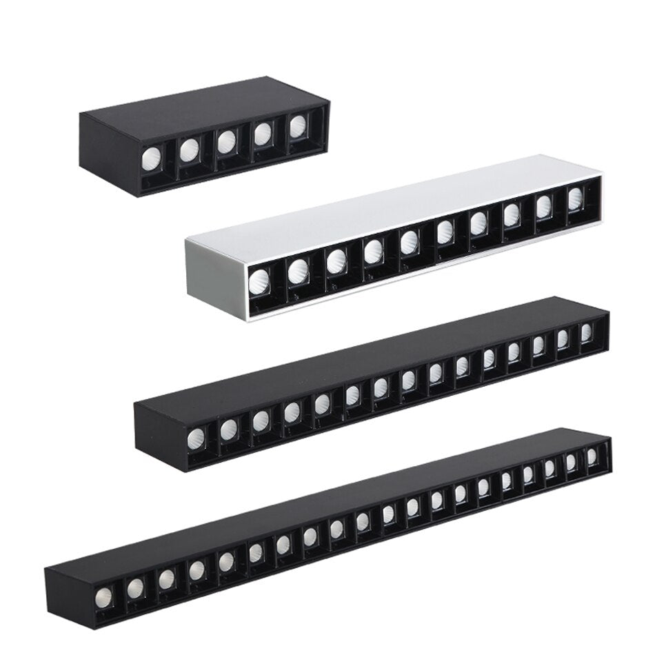 Modern rectangular ceiling light with LED included solar - vue 5 sur 7