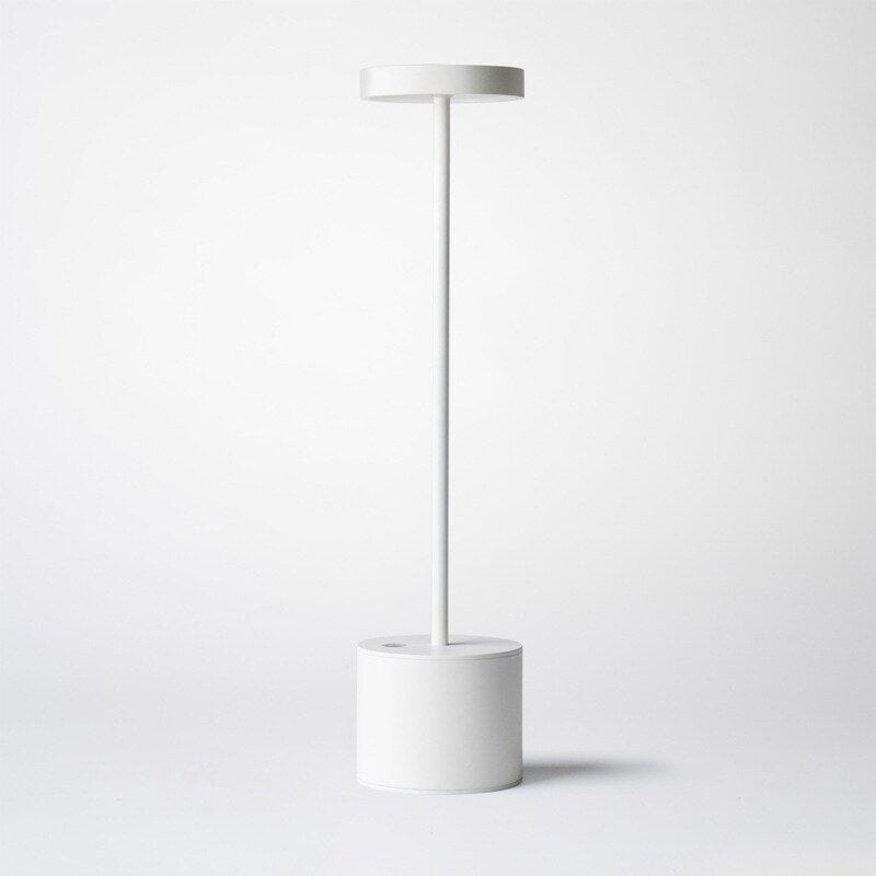 Modern portable LED table lamp with Kade battery