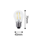 E27 Edison filament incandescent LED bulb