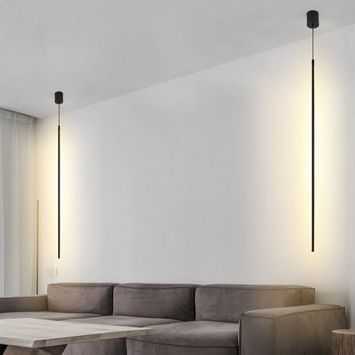 Minimalist LED wired design pendant light Alinea - vue 3 sur 8