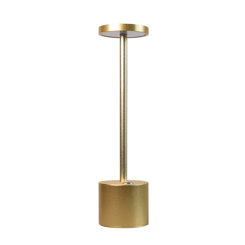 Modern portable LED table lamp with Kade battery