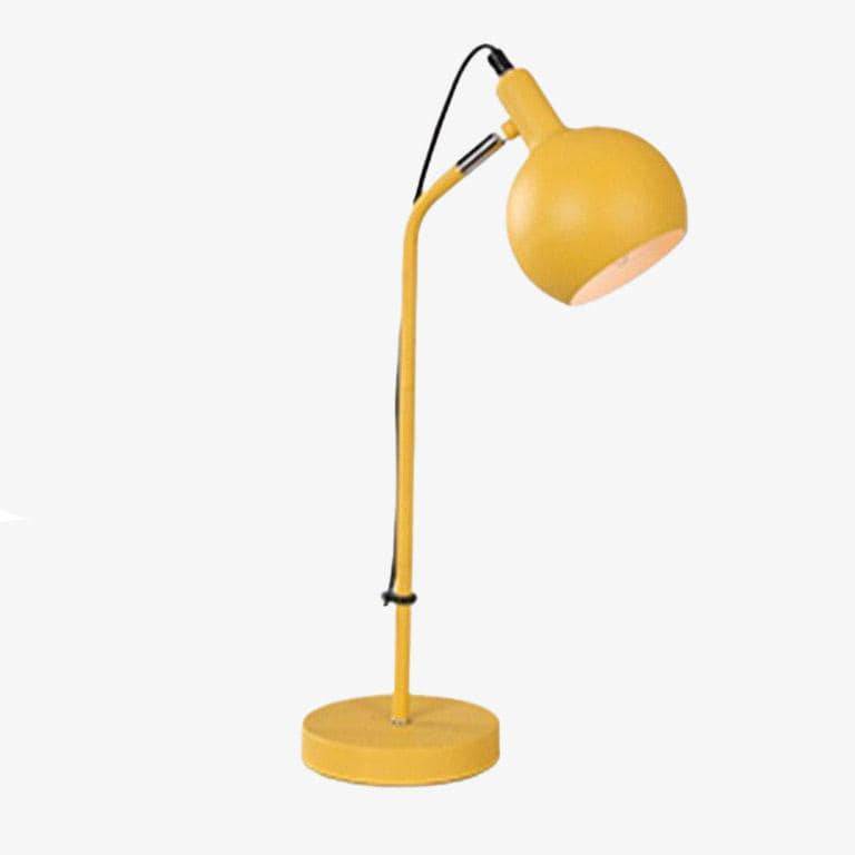 Colored designer desk lamp with Candy ball lampshade