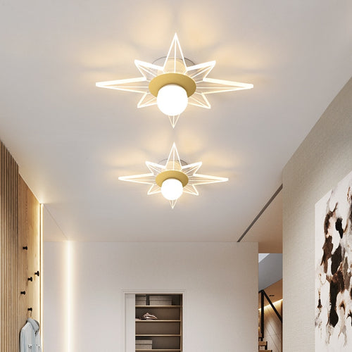 Majesty modern star-shaped LED ceiling light - vue 6 sur 6
