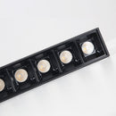Modern rectangular ceiling light with LED included solar