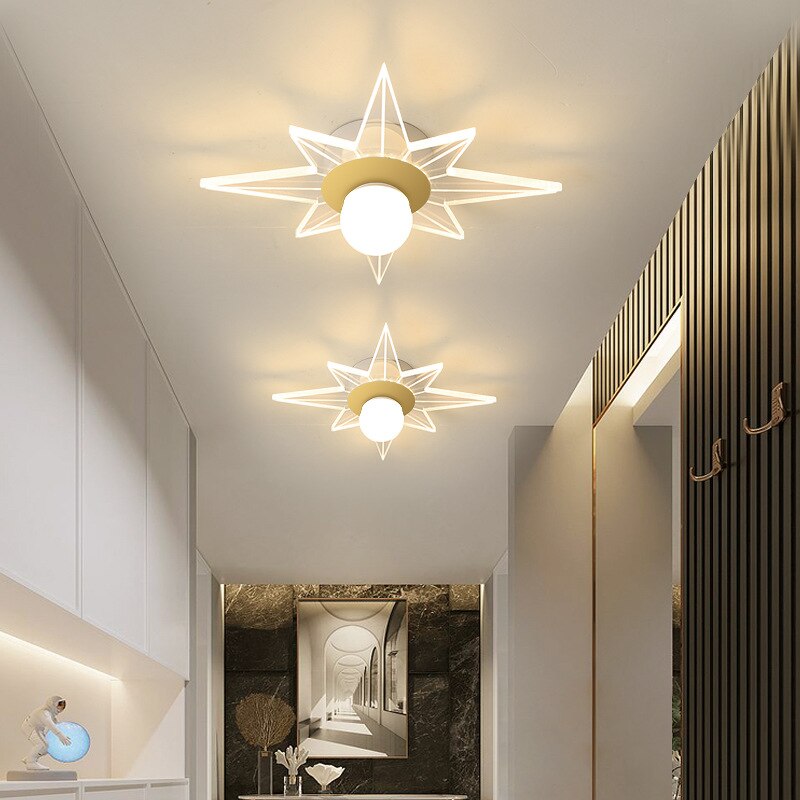 Majesty modern star-shaped LED ceiling light - vue 4 sur 6