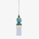 Creative colourful tassel pendant light