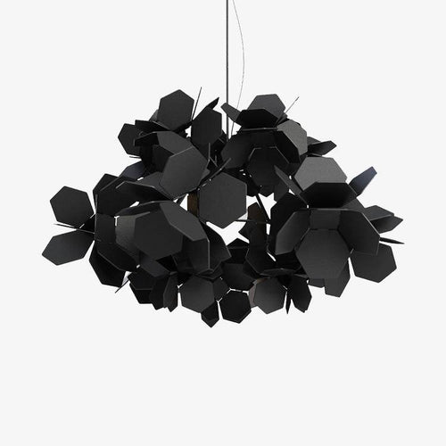 Modern LED chandelier with flat plates Novel - vue 2 sur 7