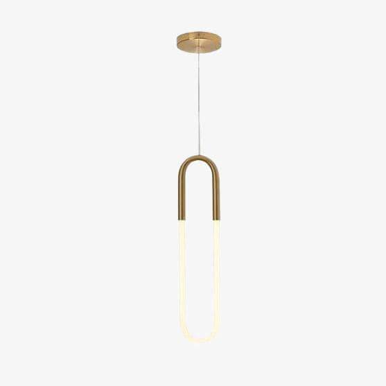 Modern LED ring pendant light hang