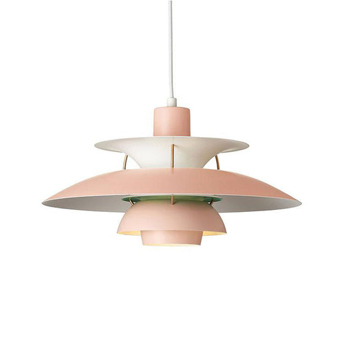 Modern LED pendant light with multiple Coen metal shades - vue 26 sur 28