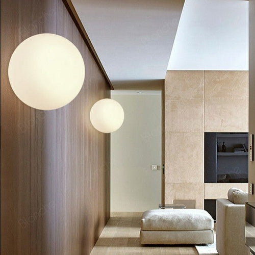 Jace modern round LED wall light - vue 4 sur 8