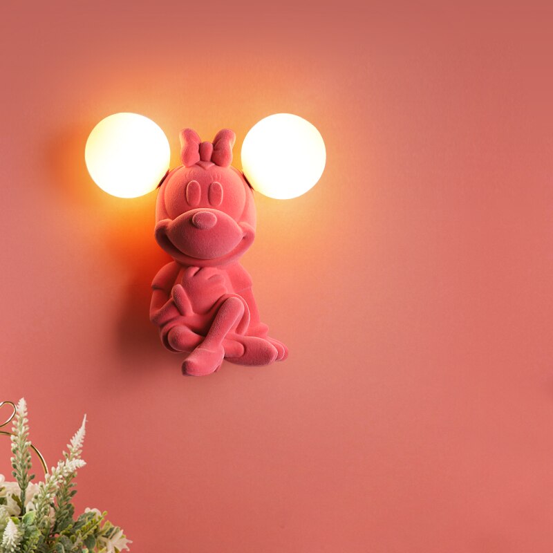 Modern LED children's wall light Mickey