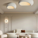 Curved Japanese style designer ceiling light akane