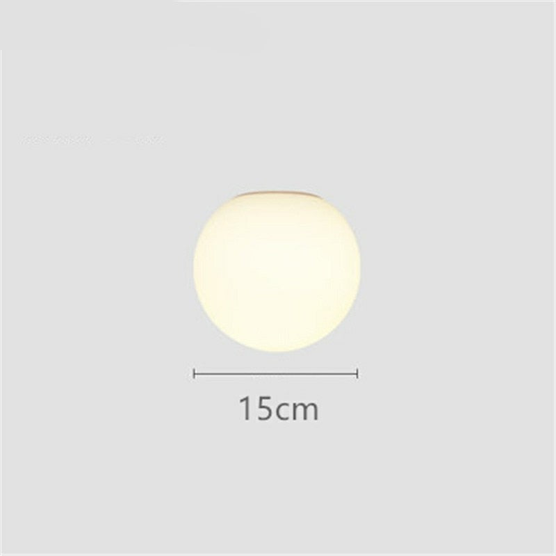 Jace modern round LED wall light - vue 5 sur 8