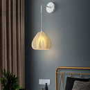 Modern white metal wall light Gilor