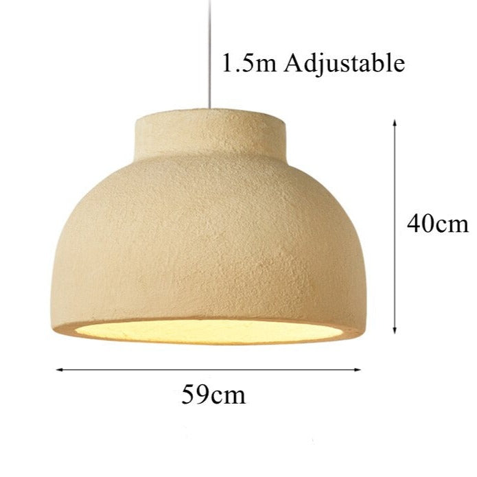 Modern pendant light with polymer shade kya - vue 8 sur 8