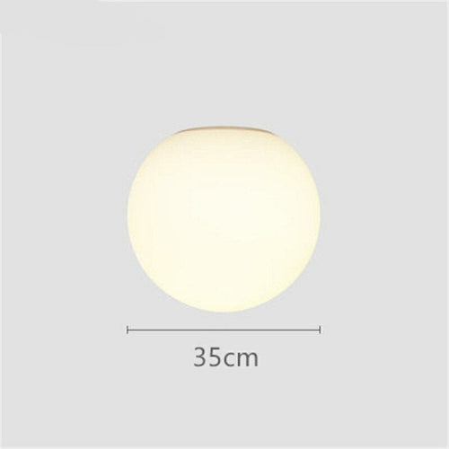 Jace modern round LED wall light - vue 9 sur 8