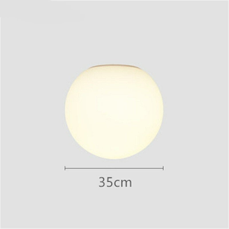 Jace modern round LED wall light - vue 8 sur 8