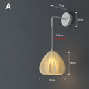 Modern white metal wall light Gilor