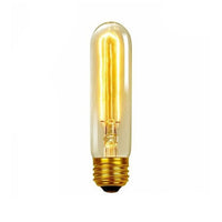 Vintage 40W Edison Filament Incandescent Tube Bulb