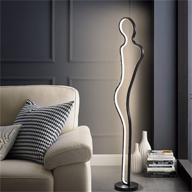 Linus human figure LED floor lamp