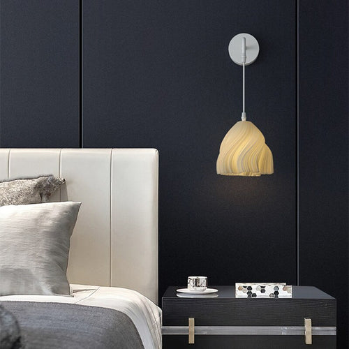 Modern white metal wall light Gilor - vue 6 sur 9
