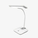 White LED touch desk lamp with 3 brightness levels